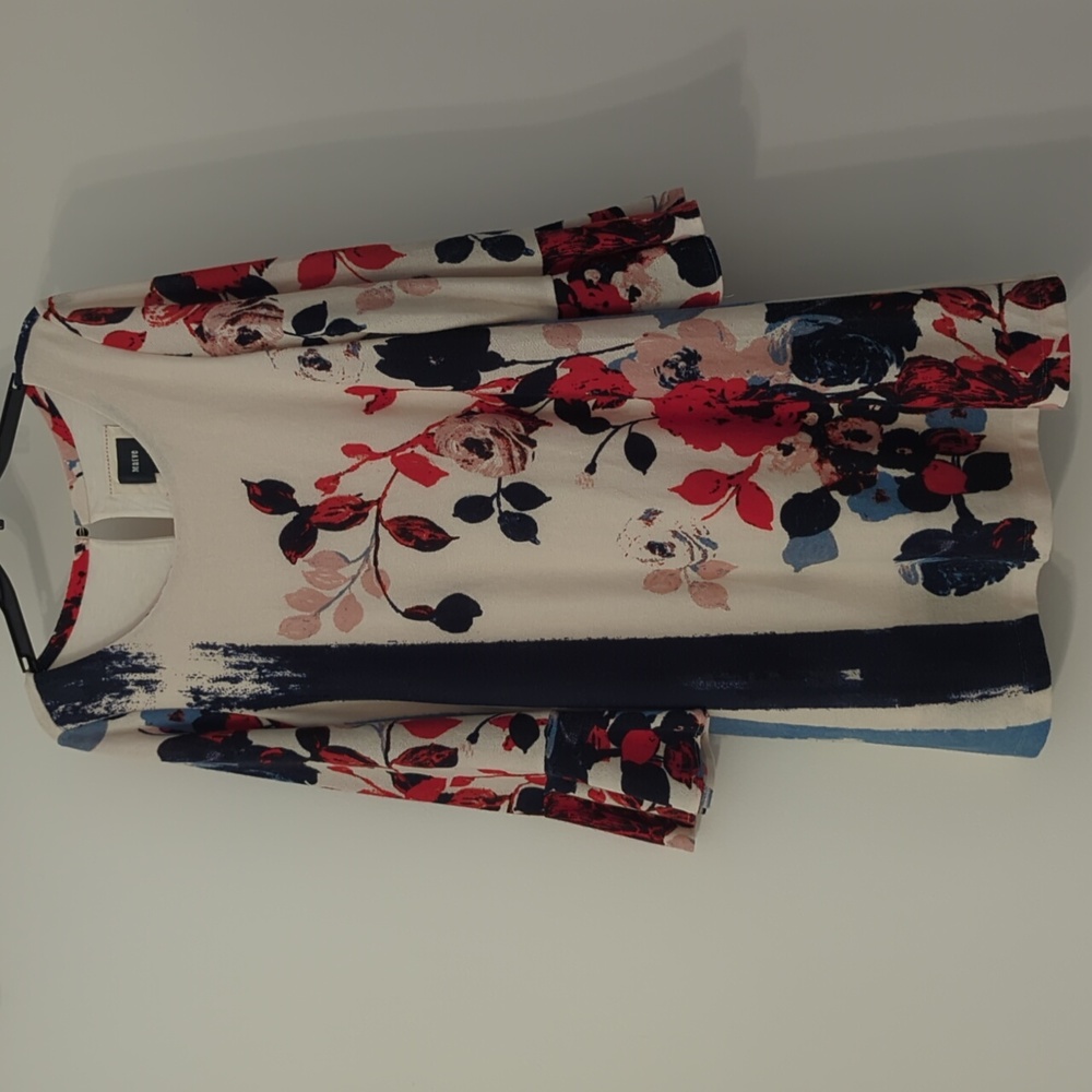 Maeve Knit Floral Dress - Large